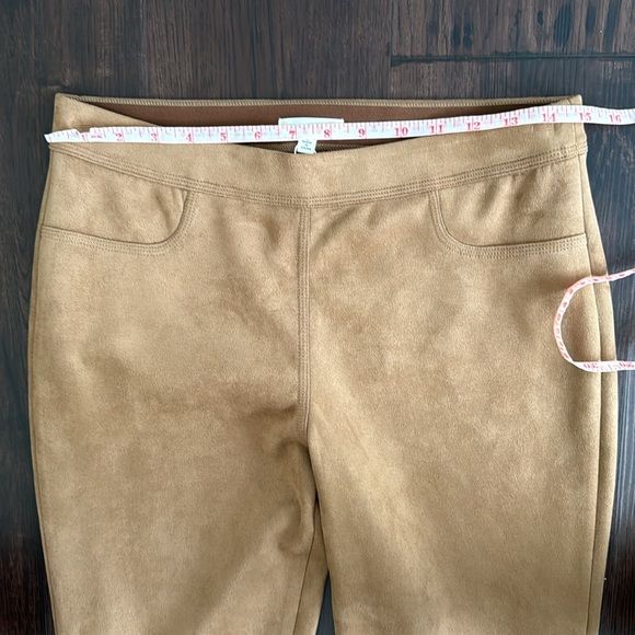 MAX STUDIO VICUÑA LEGGINGS MATCHING JACKET SET LARGE MICROSUEDE - Picture 10 of 10